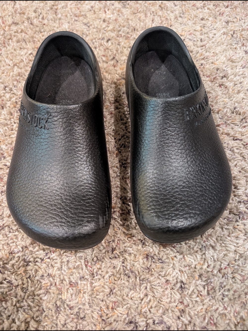 Birkenstock Black Slip-On Clog Mules